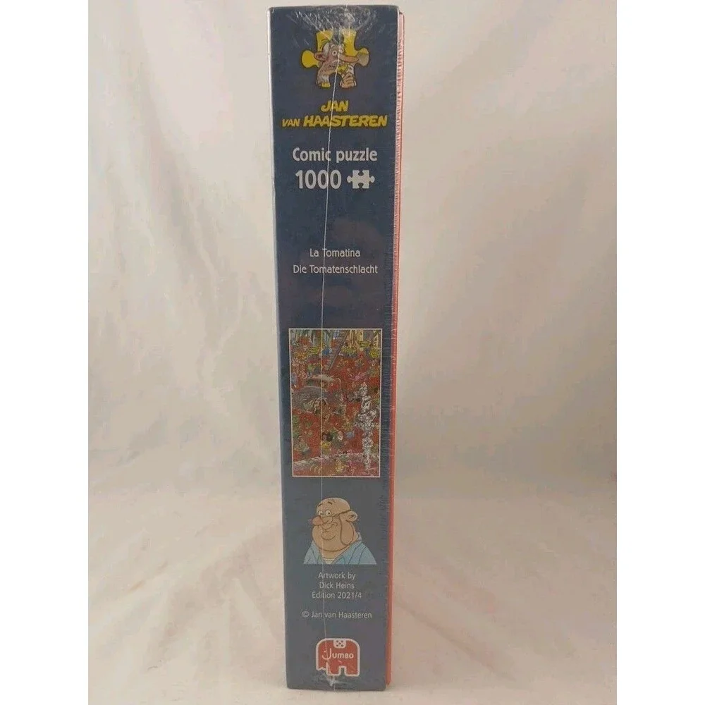 Jan Van Haasteren 1000 Piece Jigsaw Puzzle-La Tomatina-20043-NEW/SEALED!